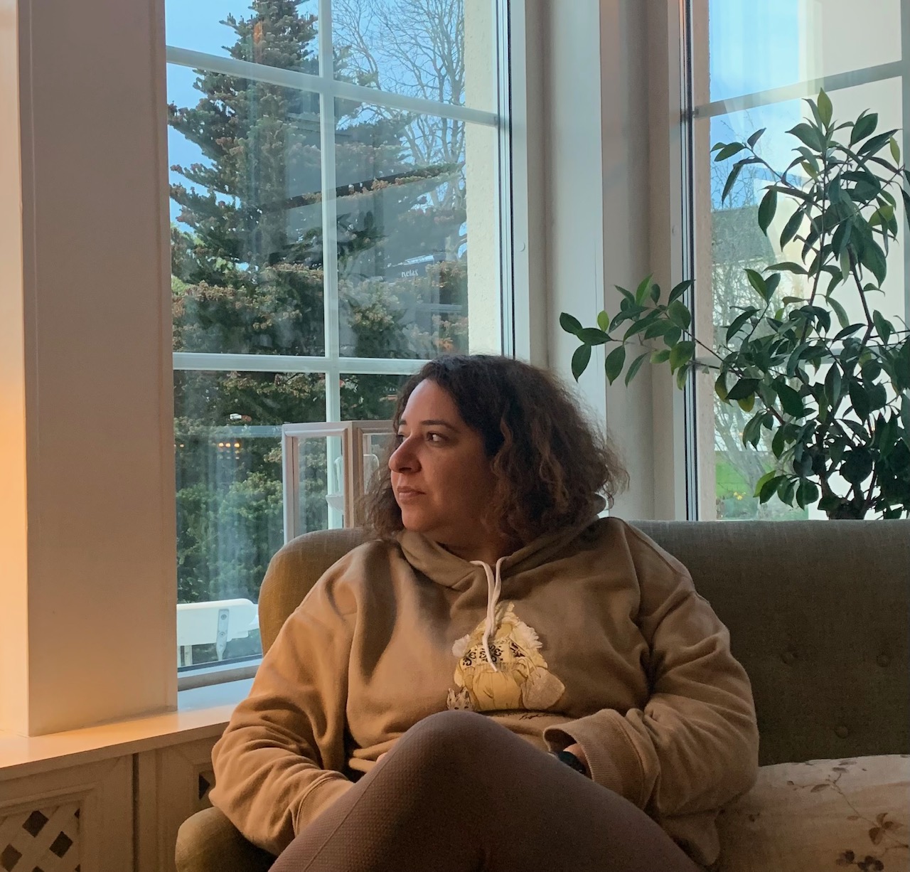 Shabnam by the window